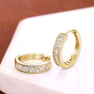 Elegant Gold Hoop Earrings
